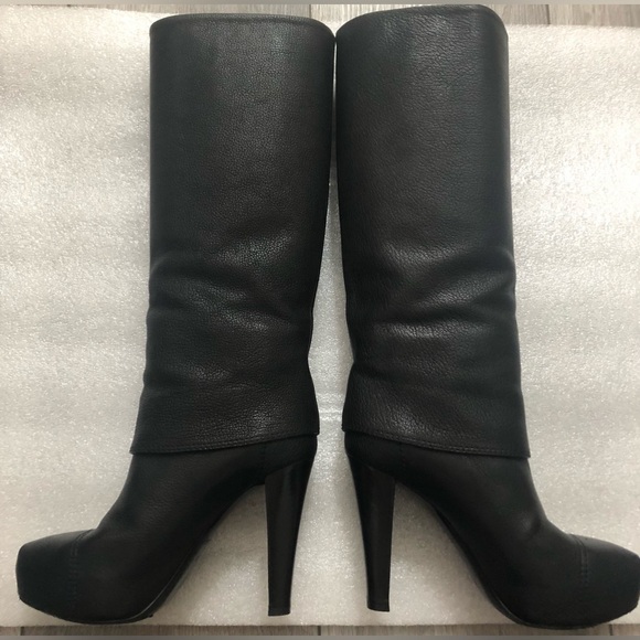 Louis Vuitton Knee High Black Boots High Heels size US size 5 / EU 35.5 - Picture 4 of 16